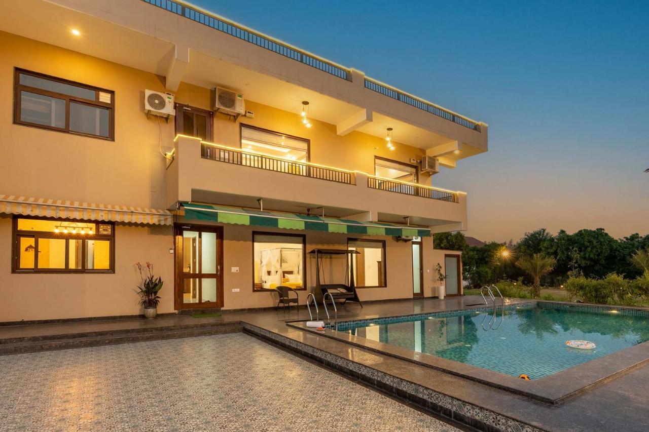 Brookvale Manor By Stayvista - Private Pool Haven With Endless Views & Indoor Fun Sohna Exterior photo